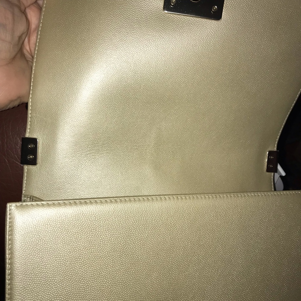 SOLD Chanel Metallic Caviar Medium Boy Flap - Picture 3 of 8